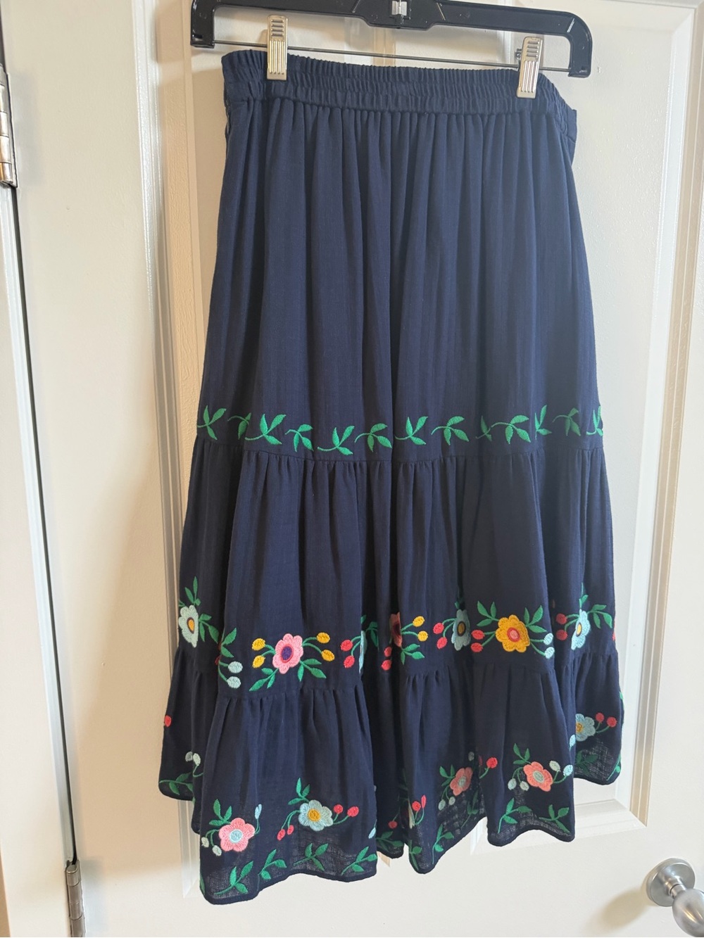 Margaret O’Leary embroidered skirt